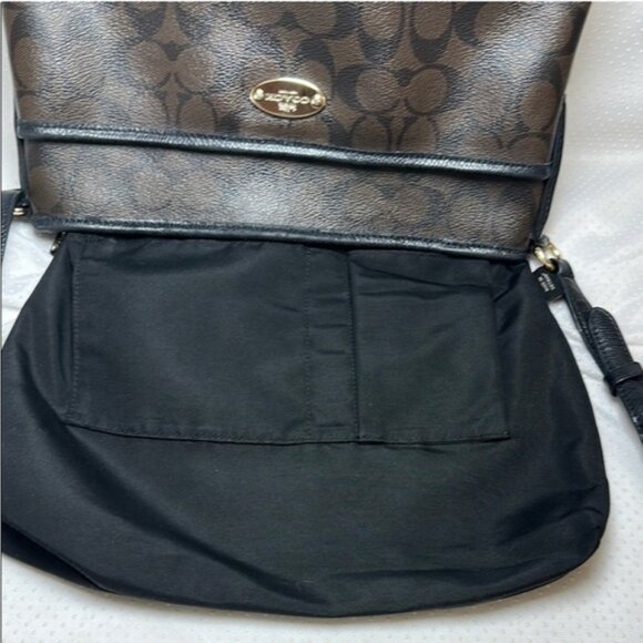 Coach Y2K Signature Monogram Rowan Crossbody Bag (F34938) EUC - Picture 12 of 15